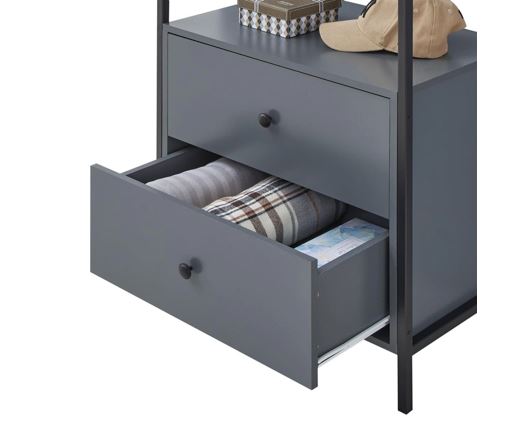 Zahra Open Wardrobe with 2 Drawers