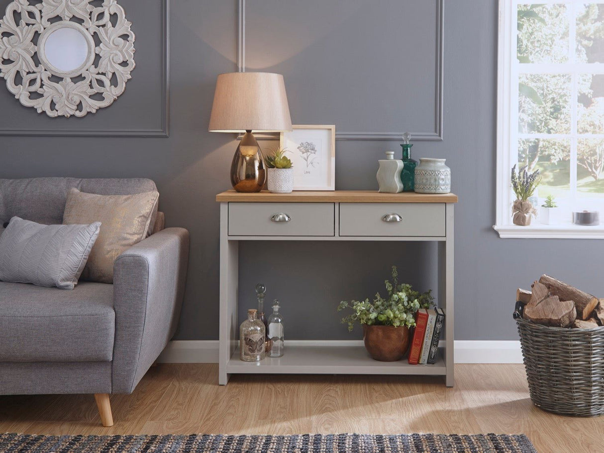 Lancaster console hall table grey