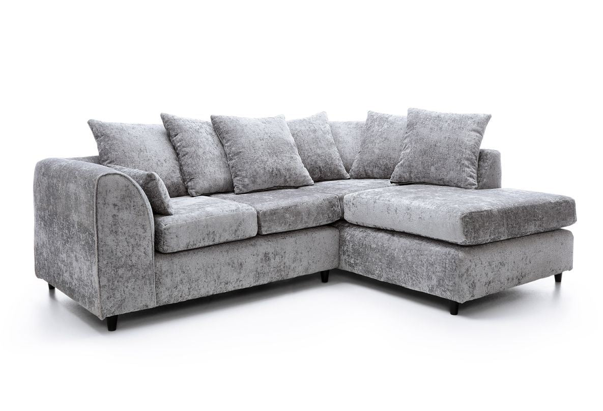 Harriet Right Corner Sofa- Light Grey