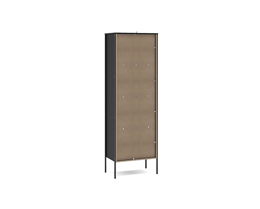 Opus 2 Drawer Bookcase- Walnut & Black