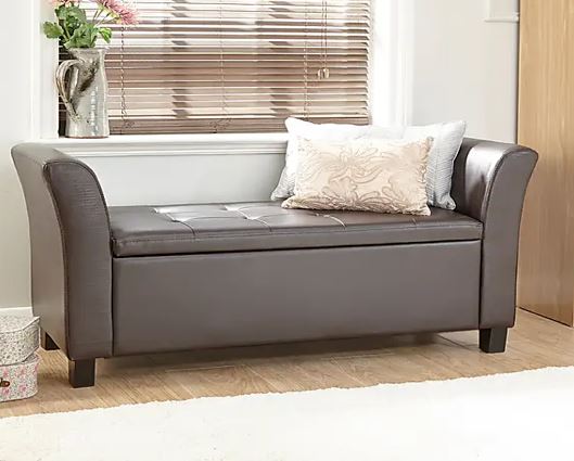 Verona window seat brown PU