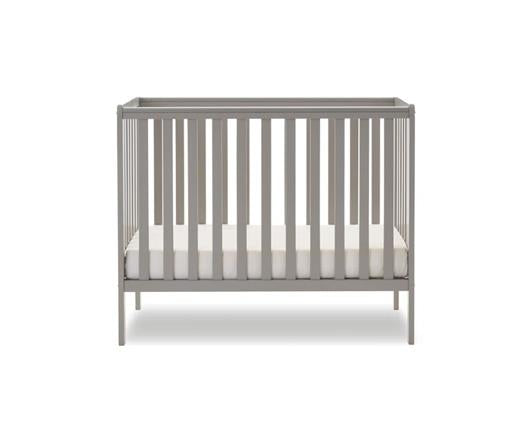 Bantam Space Saver Cot, Under Drawer & Eco Plus Foam Mattress-Warm Grey