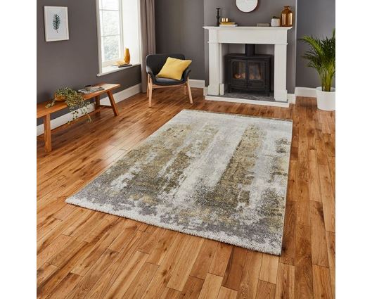 Brooklyn 8595 Ivory/Yellow- 120 x 170