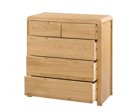 CURVE 3+2 DRAWER CHEST ASS