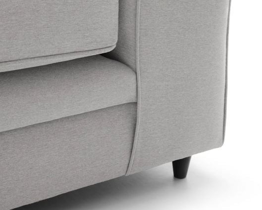 Darcy Left Hand Facing Corner Sofa-Light Grey
