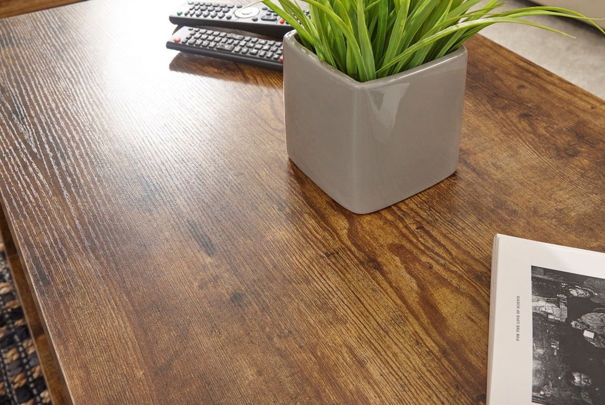 Jakarta Coffee Table with Shelf Mango
