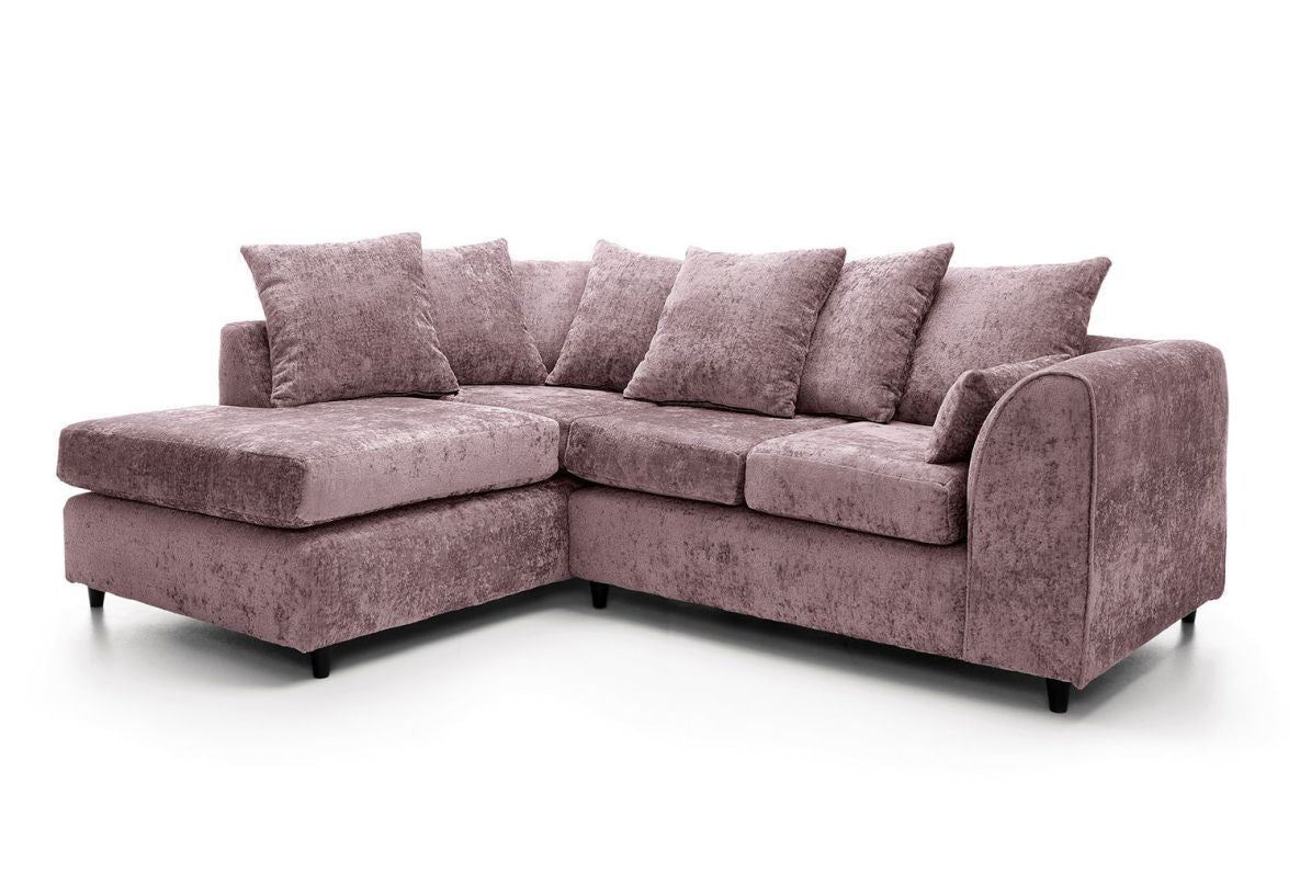 Harriet Left Corner Sofa - Pink