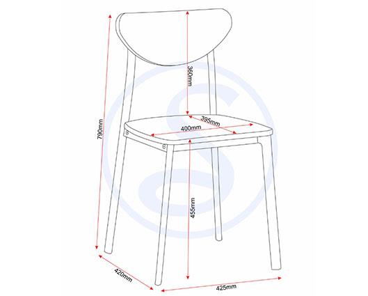 RILEY LARGE DINING SET - BLACK/LIGHT OAK EFFECT VENEER