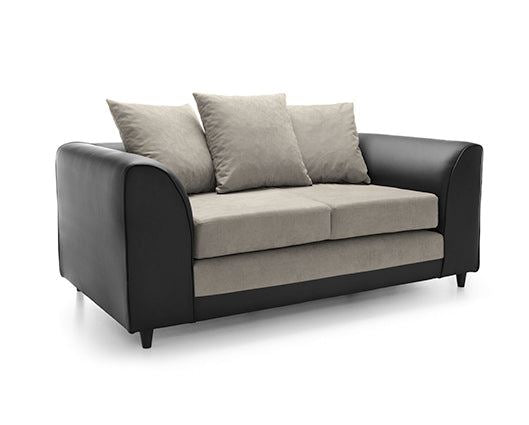 Dylan 2 Seater- Brown & Beige