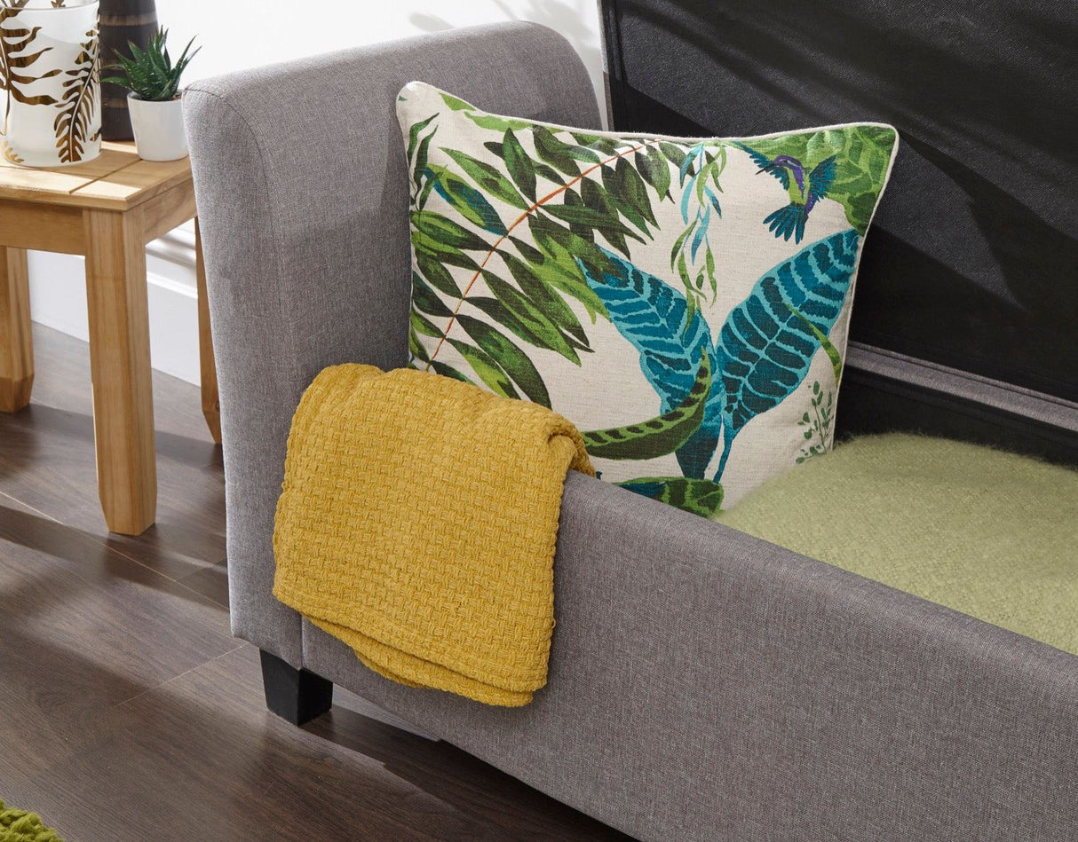 VERONA WINDOW SEAT GREY FABRIC