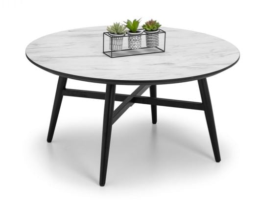 FIRENZE MARBLE EFFECT COFFEE TABLE
