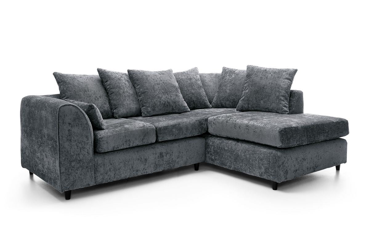 Harriet Right Corner Sofa - Dark Grey