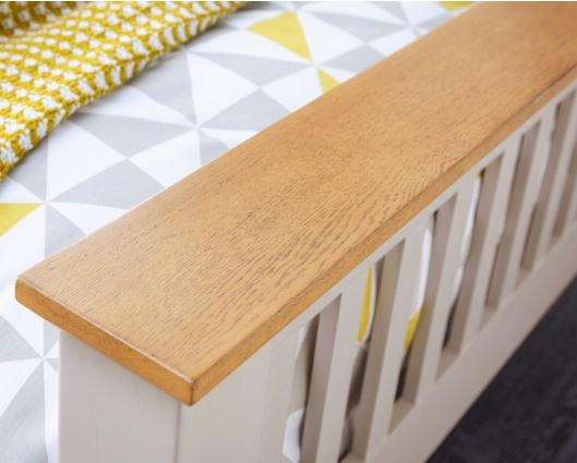 Richmond King Bed - Grey & Oak