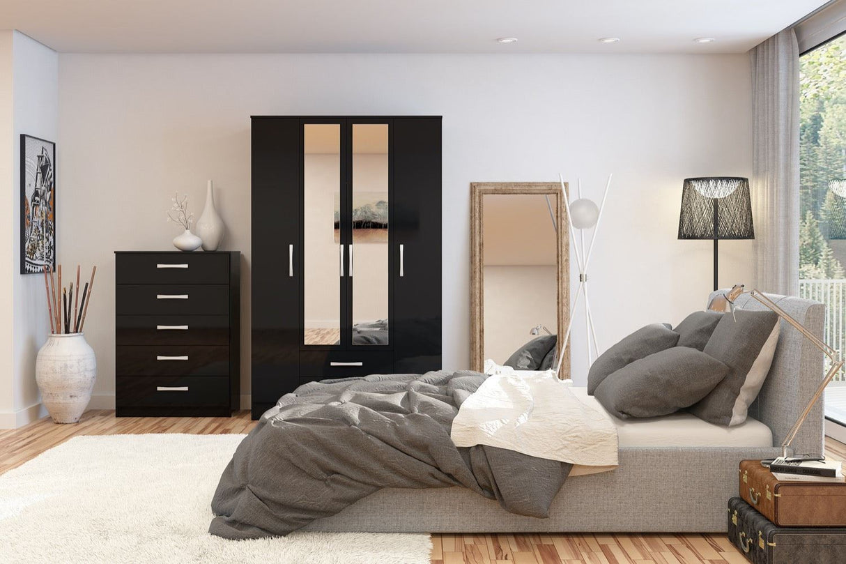 Lynx 3 Drawer Bedside