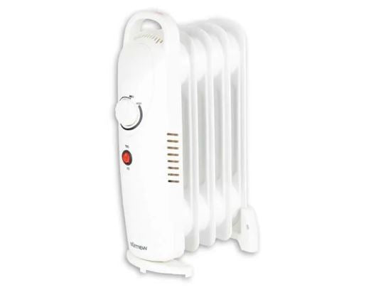 Warmlite 650W Oil Filled Radiator White