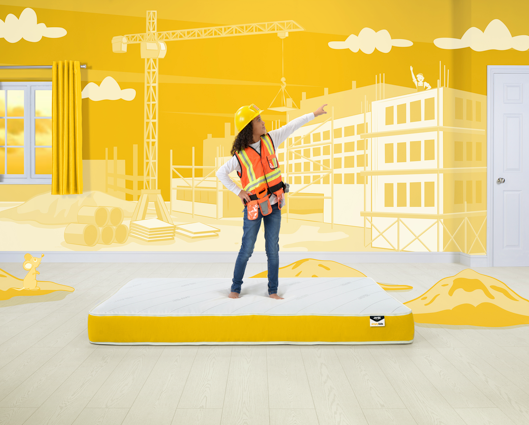 Jay-Be® Simply Kids® Anti-Allergy Foam Free e-Pocket® Sprung Mattress - Single