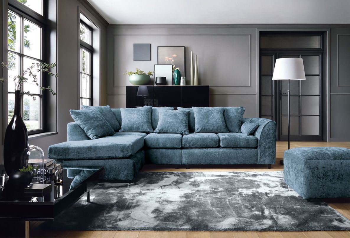 Harriet Left Facing Corner Plus - Dark Blue