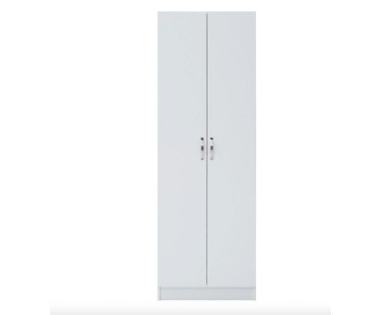 Essentials 2 Door White Wardrobe