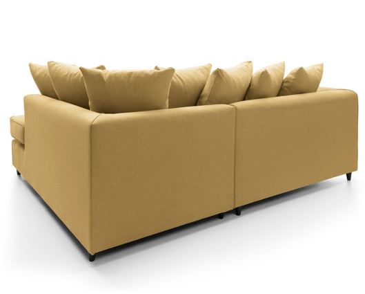 Darcy Right Hand Facing Corner Sofa-Mustard