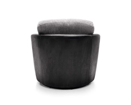 Samson Swivel Chair - Black & Grey