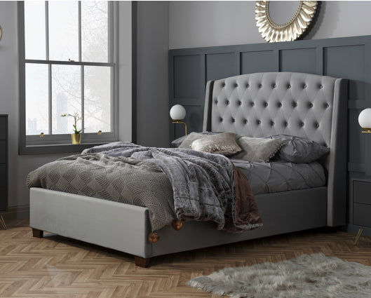 Balmoral Double Bed - Grey