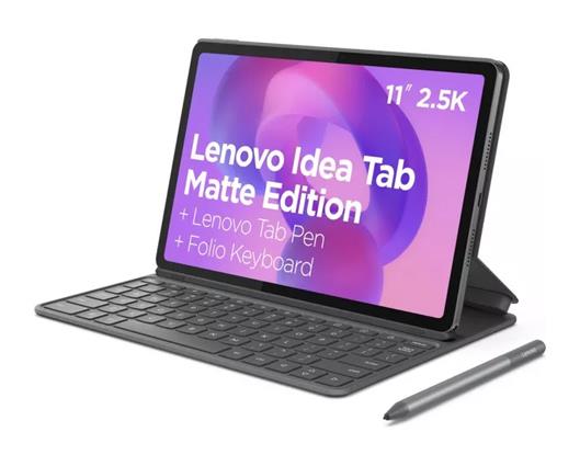 LENOVO Idea Tab 11" Tablet with Keyboard - 128 GB, Luna Grey