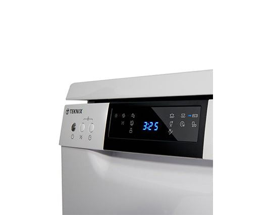 Teknix TFD455W 45cm Freestanding Dishwasher White