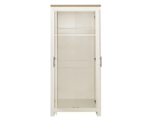 Highgate 2 Door Wardrobe-Cream