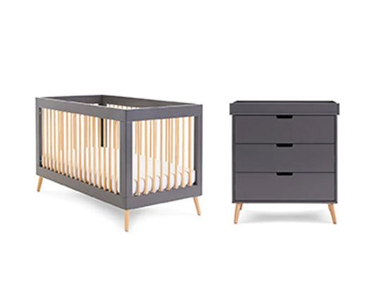 Maya 2 Piece Room Set - Slate with Natural