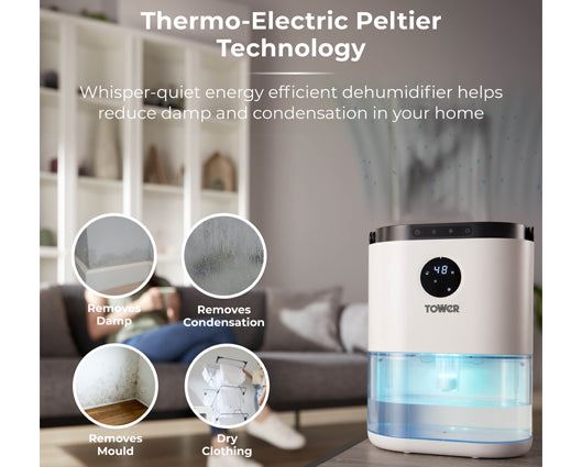 2.3 Litre Dehumidifier 48H Timer