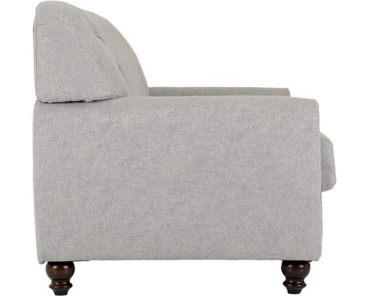 Chester 3+2 Suite - Light Grey Fabric