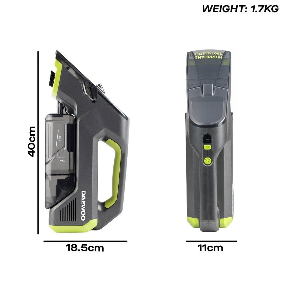 Hurricane Spotmaster Cordless Carpet & Upholstery Cleaner