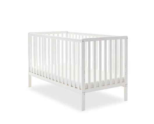 Bantam Cot Bed, Under Drawer + Fibre Mattress - White