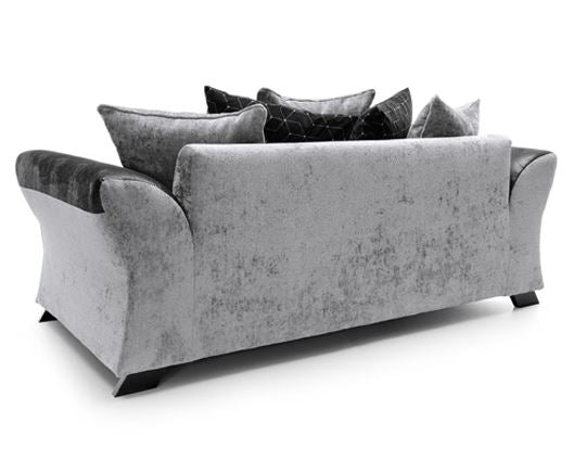Farrow 3 Seater - Black & Charcoal