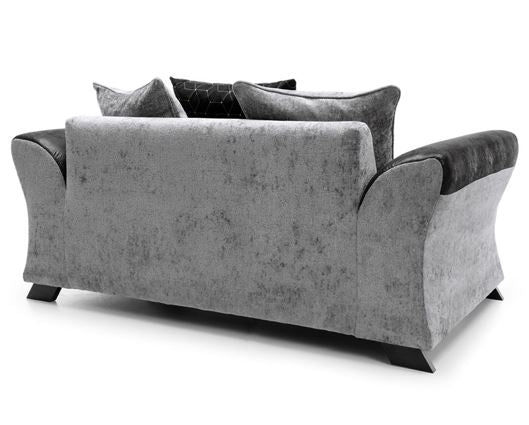 Farrow 2 Seater - Black & Charcoal