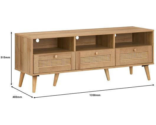 Manila 3 Drawer TV Unit