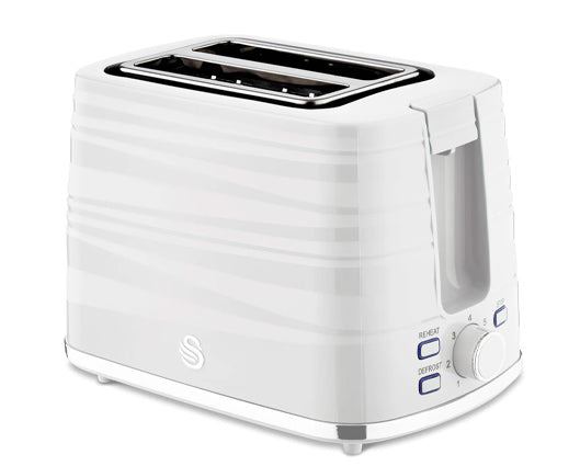 2 Slice White Toaster