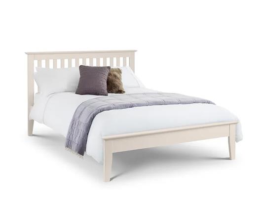 Salerno Shaker Double Bed - Ivory