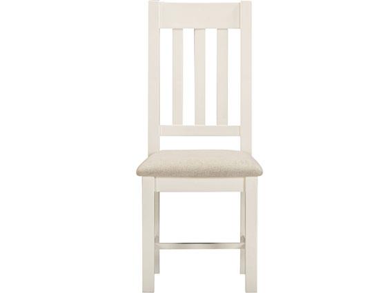 WINDSOR SLATTED DINING CHAIR (X2 PER BOX) - IVORY/OAT FABRIC
