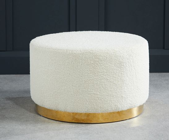 Lara Pouffe Ted Fabric Large