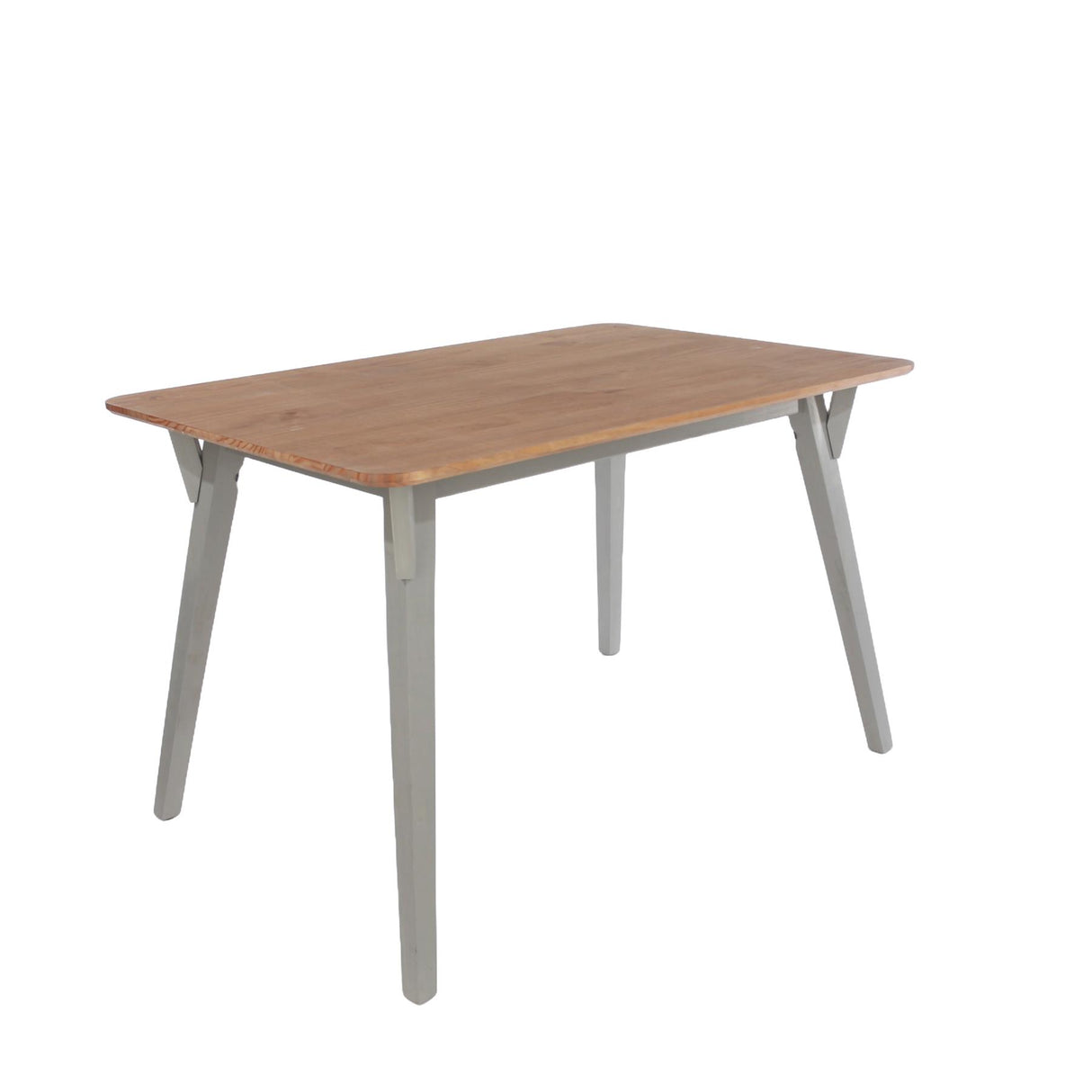 Corona Grey 120cm kitchen table & 2 bench set