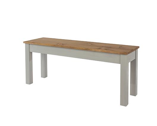 Corona linea bench grey for 1500mm table