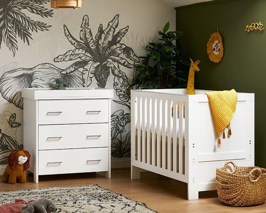 Nika Mini 2 Piece Room Set - White Wash