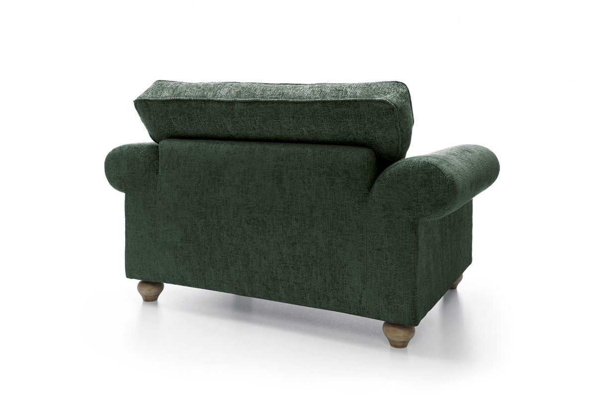 Ingrid Love Seat - Jungle Green