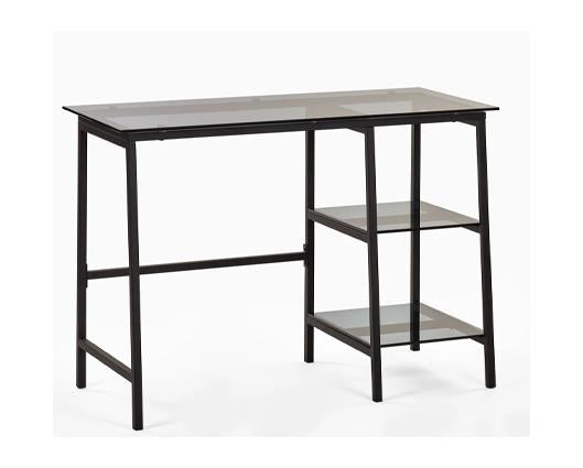 CHICAGO DESK SMOKED GLASS