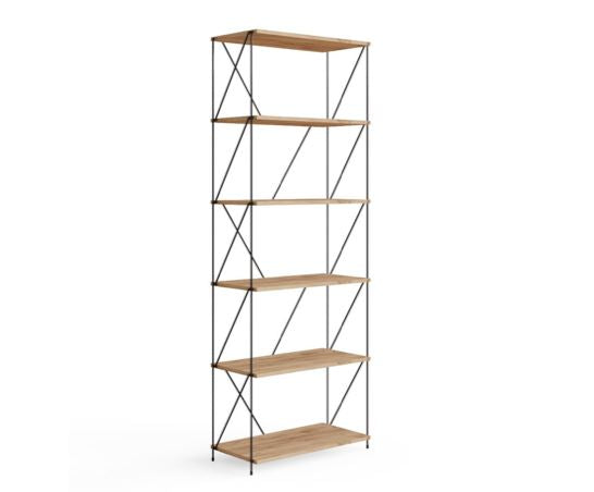 Leyo 6 Tier Bookcase Storage Unit