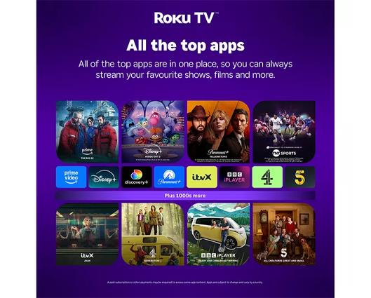 JVC LT-32CR250 Roku TV 32" Smart HD HDR LED TV