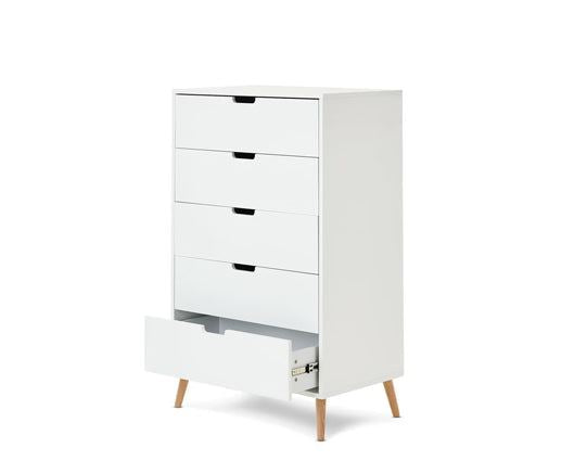 Maya Tall Boy - White with Natural