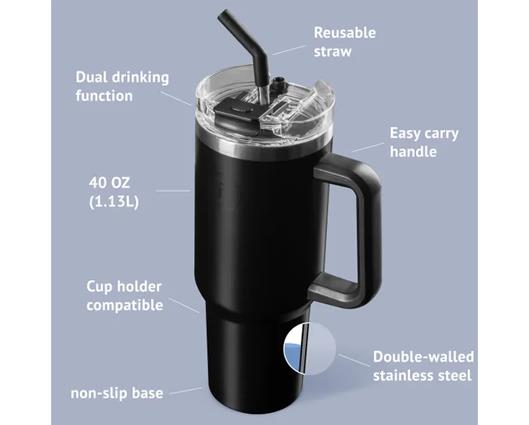 40oz Double Wall Hydrator Tumbler - Grey