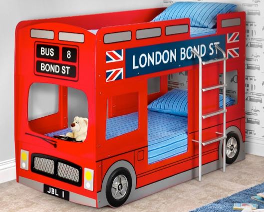 LONDON BUS BUNK BED